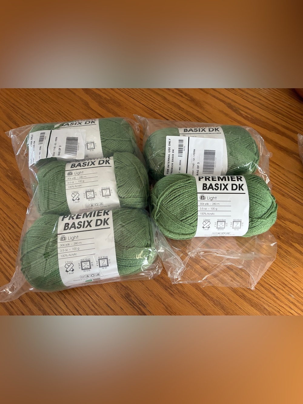 Premier Basix DK Yarn - Fern Green